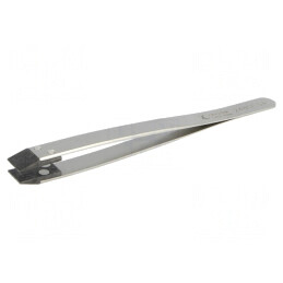 Pensetă Solidă 130mm Vârf Lat ESD | Electronic-mag.ro | Componente Electronice
