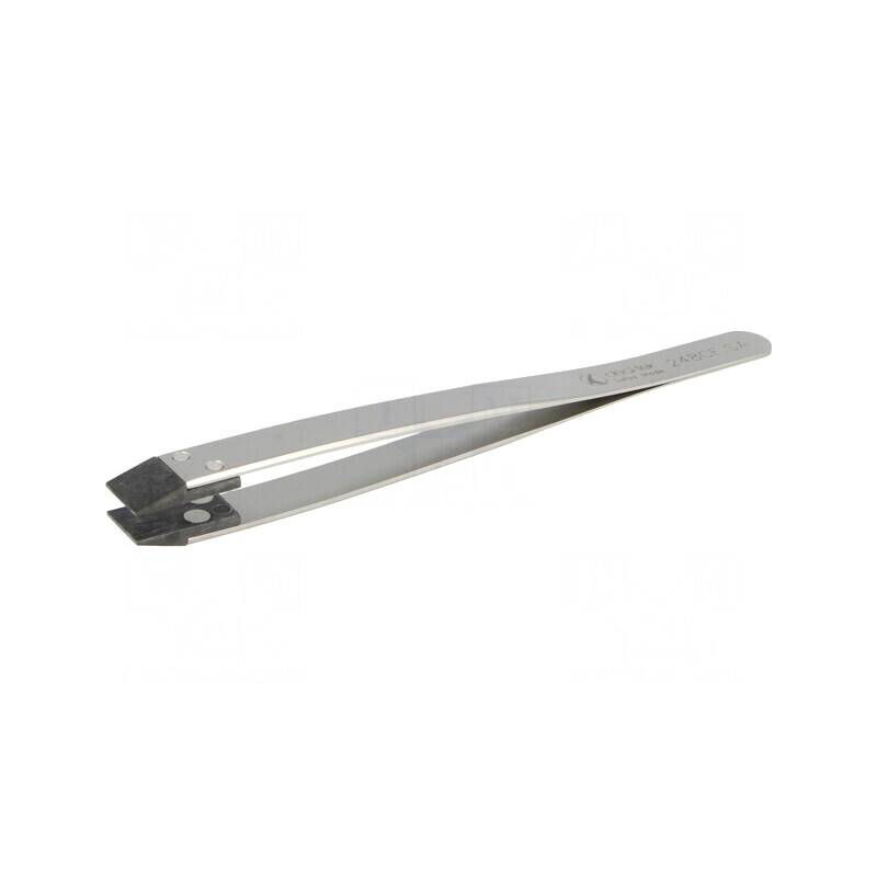 Pensetă Solidă 130mm Vârf Lat ESD | Electronic-mag.ro | Componente Electronice Pensetă Solidă 130mm Vârf Lat ESD | Electronic-mag.ro | Componente Electronice