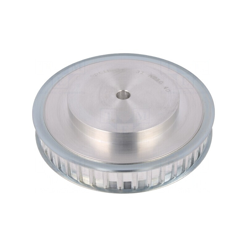 Roată de curea T10 aluminiu 125mm 16mm | Electronic-mag.ro | Componente Electronice