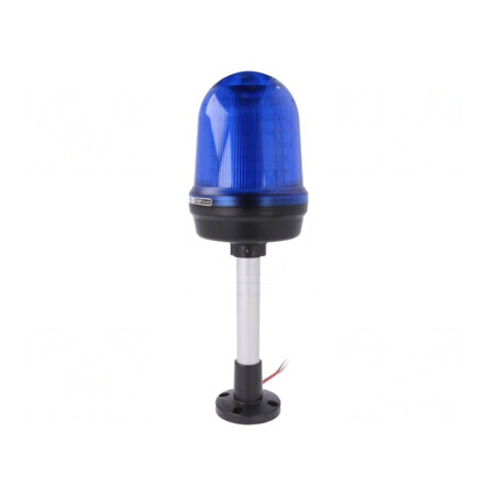Semnalizator Luminos Albastru cu Flash și Lumină Continuă | Electronic-mag.ro | Componente Electronice