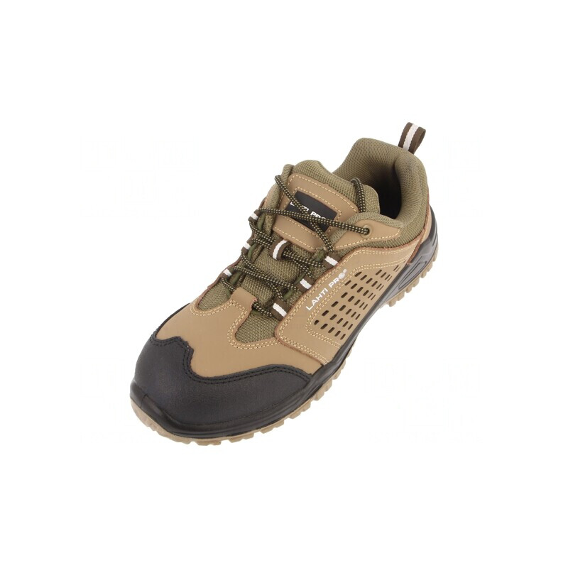 Pantofi Piele Bej-Negru cu Bombeu Metalic 44 | Electronic-mag.ro | Componente Electronice