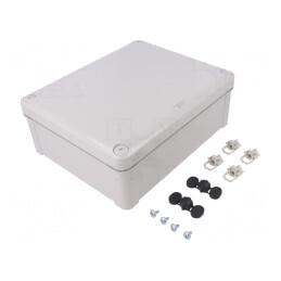 Carcasă Universală Policarbonat Gri 194x241x87mm | Electronic-mag.ro | Componente Electronice