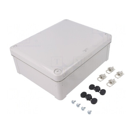 Carcasă Universală Policarbonat Gri 194x241x87mm | Electronic-mag.ro | Componente Electronice