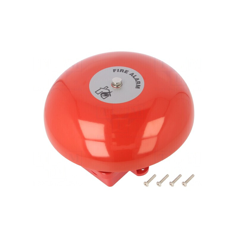 Clopot acustic 19-28VDC 98dB IP33C Oțel | Electronic-mag.ro | Componente Electronice