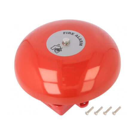 Clopot acustic 19-28VDC 98dB IP33C Oțel | Electronic-mag.ro | Componente Electronice
