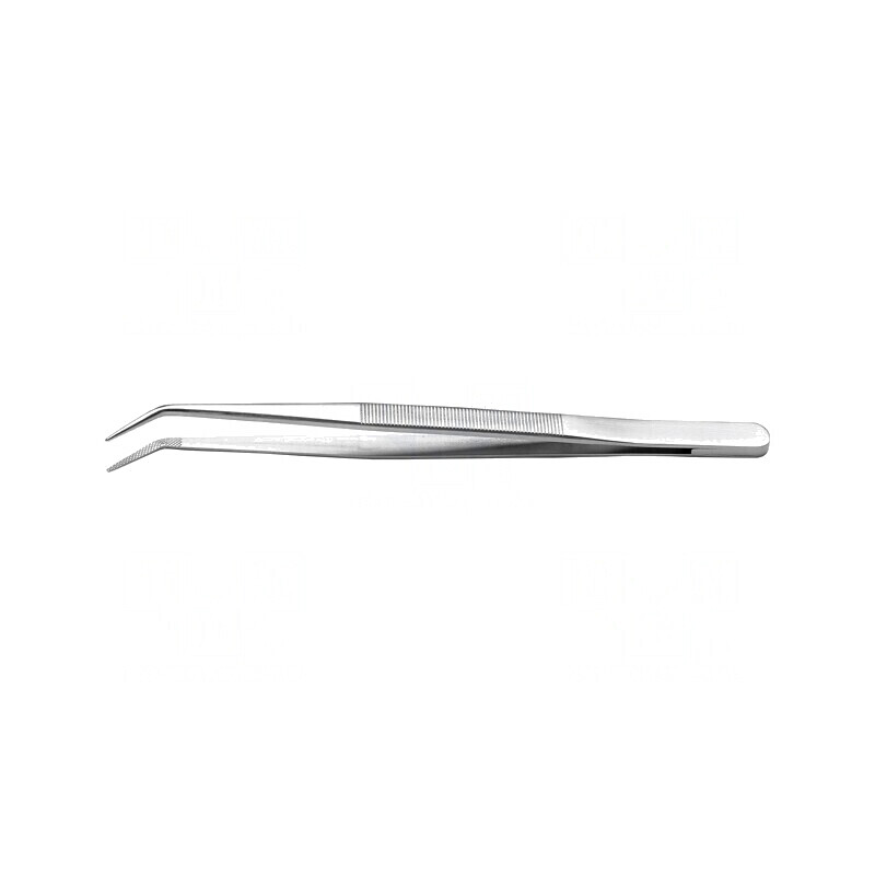 Pensetă 150mm Vârf Îngust Curbat | Electronic-mag.ro | Componente Electronice