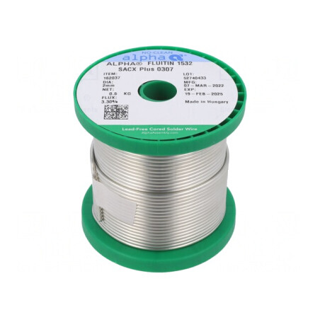 Sârmă de lipit fără plumb 2mm 500g | Electronic-mag.ro | Componente Electronice