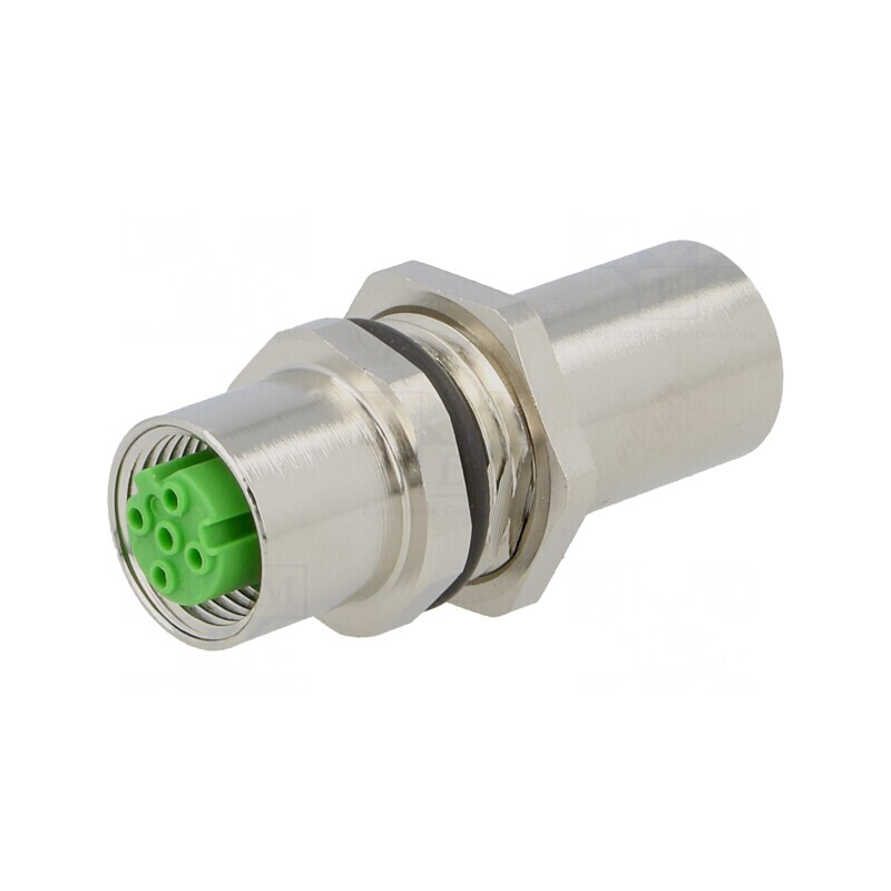 Adaptor M12 Ethernet Tată-Mamă | Electronic-mag.ro | Componente Electronice