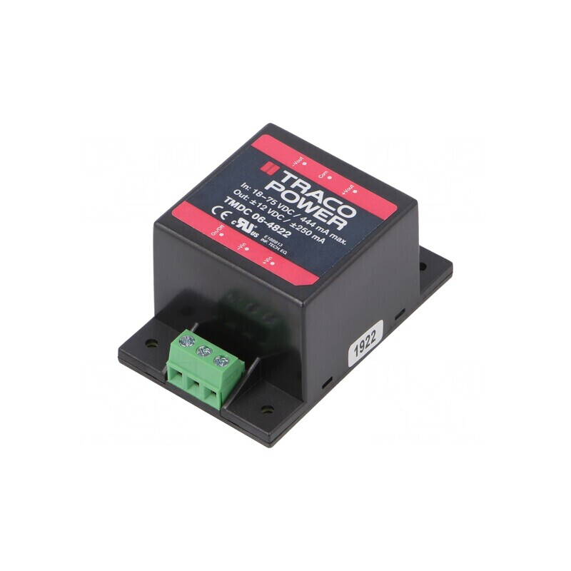 Convertor DC/DC 6W 18-75V la 12V/-12V | Electronic-mag.ro | Componente Electronice Convertor DC/DC 6W 18-75V la 12V/-12V | Electronic-mag.ro | Componente Electronice