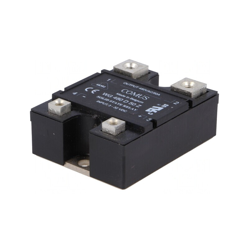 Releu Semiconductor 1-Fazat 50A 24-530VAC 3-32VDC | Electronic-mag.ro | Componente Electronice