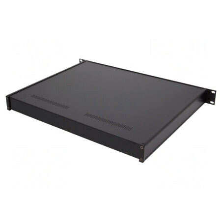 Carcasă standard 19" 1U neagră din oțel | Electronic-mag.ro | Componente Electronice
