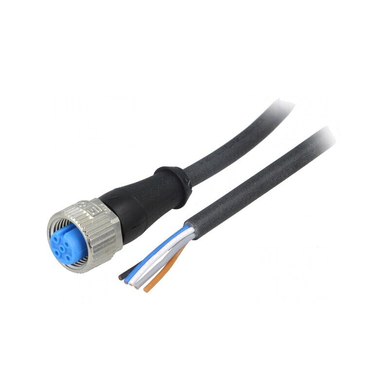 Cablu de Conectare M12 10m IP67 125VAC 4A | Electronic-mag.ro | Componente Electronice