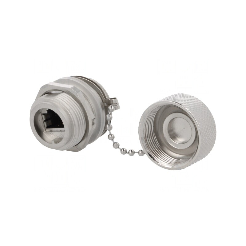 Adaptor Soclu PIN 8 Cat 6a Ecranat cu Capac Protecție | Electronic-mag.ro | Componente Electronice