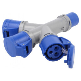 "Splitter Alimentare AC 16A 230V IP44" | Electronic-mag.ro | Componente Electronice