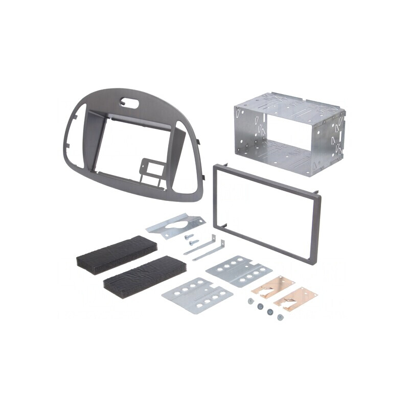 Cadru radio 2 DIN argintiu Hyundai | Electronic-mag.ro | Componente Electronice