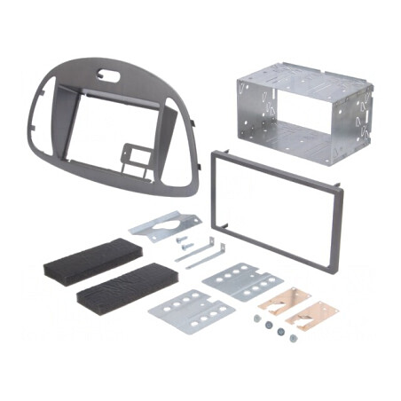 Cadru radio 2 DIN argintiu Hyundai | Electronic-mag.ro | Componente Electronice