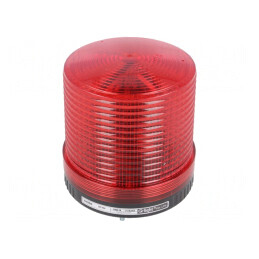 Semnalizator Luminos Flash Roșu 24VDC IP44 ABS | Electronic-mag.ro | Componente Electronice