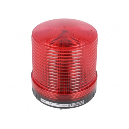 Semnalizator Luminos Flash Roșu 24VDC IP44 ABS | Electronic-mag.ro | Componente Electronice
