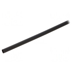 Manșon Termocontractabil Negru 4,75mm 1,2m 2:1 | Electronic-mag.ro | Componente Electronice