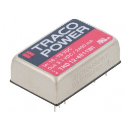 Convertor DC/DC 12W 18-75V la 5.1V 2400mA | Electronic-mag.ro | Componente Electronice