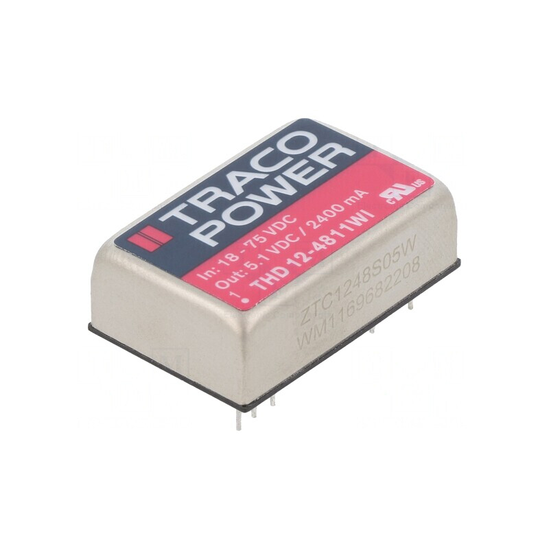 Convertor DC/DC 12W 18-75V la 5.1V 2400mA | Electronic-mag.ro | Componente Electronice Convertor DC/DC 12W 18-75V la 5.1V 2400mA | Electronic-mag.ro | Componente Electronice