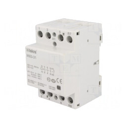 Contactor 4P 63A 230VAC 220VDC 3NO 1NC