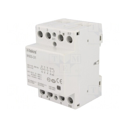 Contactor 4P 63A 230VAC 220VDC 3NO 1NC | Electronic-mag.ro | Componente Electronice