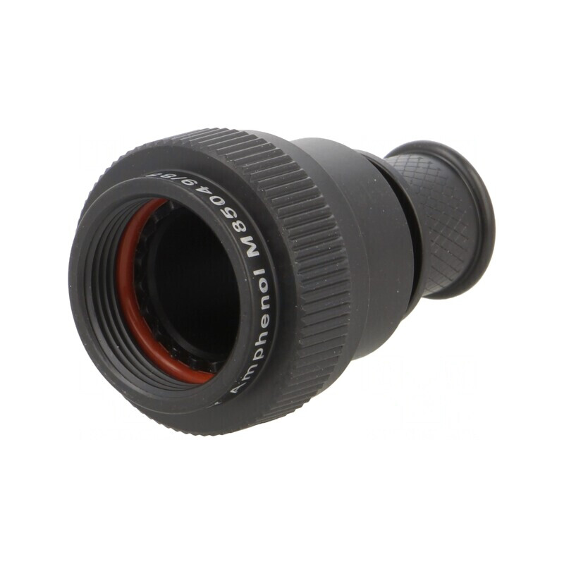Protecție Mufă 13mm Neagră | Electronic-mag.ro | Componente Electronice