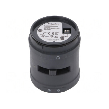 Semnalizator acustic negru 24V 24VAC IP54 Ø60mm | Electronic-mag.ro | Componente Electronice