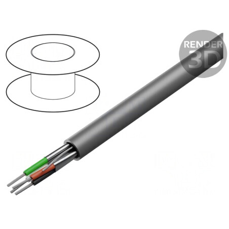 Cablu Alpha Essential C&C 2x2x22AWG Ecranat PVC 2466C | Electronic-mag.ro | Componente Electronice