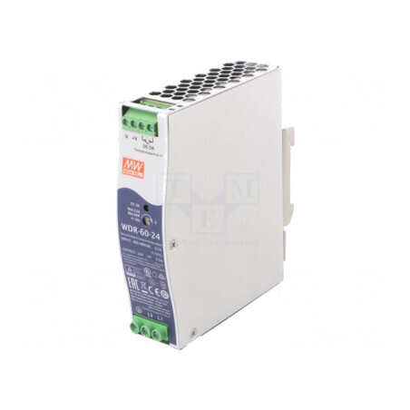 Alimentator Pulsatoriu pentru Șină DIN 60W 24V 2.5A | Electronic-mag.ro | Componente Electronice