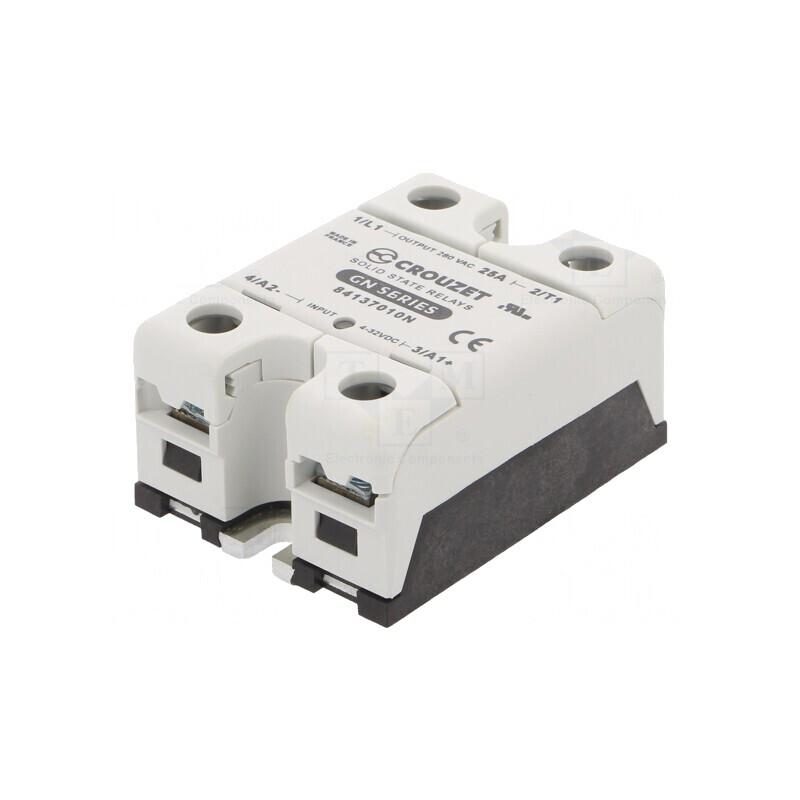 Releu Semiconductor 25A 24-280VAC 1-Fazat | Electronic-mag.ro | Componente Electronice