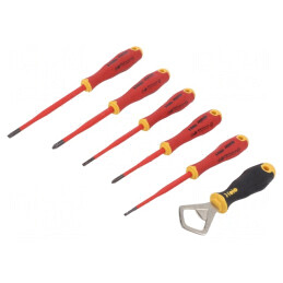 Kit Şurubelniţe Izolate 1kVAC Phillips și Plate 5 Bucăți | Electronic-mag.ro | Componente Electronice