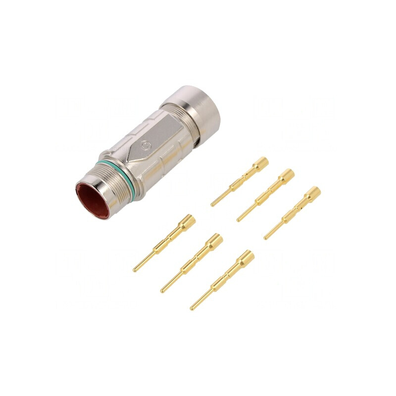 Conector M23 Mufă PIN 6 25A IP68 | Electronic-mag.ro | Componente Electronice