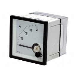 Ampermetru Panou DC 0-40A Clasa 1.5 72x72x58.5mm | Electronic-mag.ro | Componente Electronice