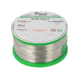 Sârmă de lipit fără plumb 0,38mm 0,25kg | Electronic-mag.ro | Componente Electronice