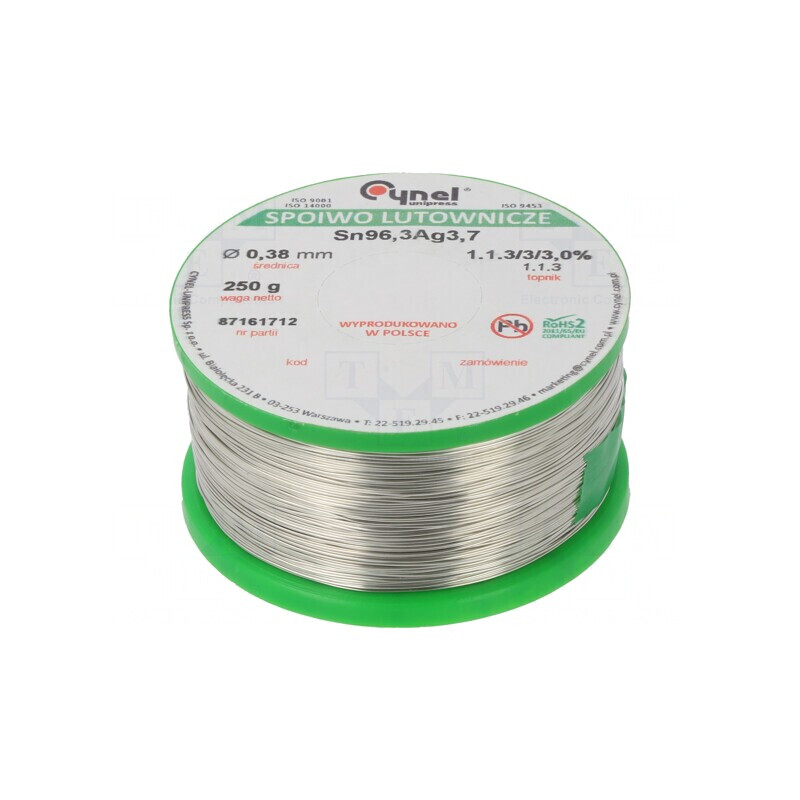 Sârmă de lipit fără plumb 0,38mm 0,25kg | Electronic-mag.ro | Componente Electronice Sârmă de lipit fără plumb 0,38mm 0,25kg | Electronic-mag.ro | Componente Electronice