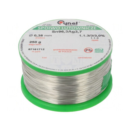 Sârmă de lipit fără plumb 0,38mm 0,25kg | Electronic-mag.ro | Componente Electronice