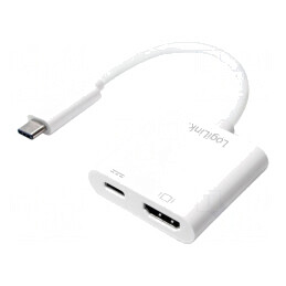 Adaptor USB 3.0 HDMI cu USB C Power Delivery și mufă USB C | Electronic-mag.ro | Componente Electronice