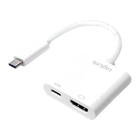 Adaptor USB 3.0 HDMI cu USB C Power Delivery și mufă USB C | Electronic-mag.ro | Componente Electronice