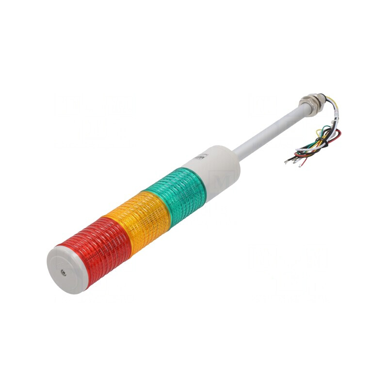Coloană de Semnalizare LED Roșu/Ambră/Verde 24V | Electronic-mag.ro | Componente Electronice