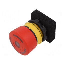Comutator de Siguranță 22mm cu LED Roșu