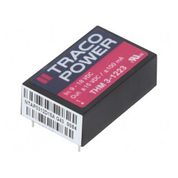 Convertor DC/DC 6W 9-18V la 15V/-15V DIP24 | Electronic-mag.ro | Componente Electronice