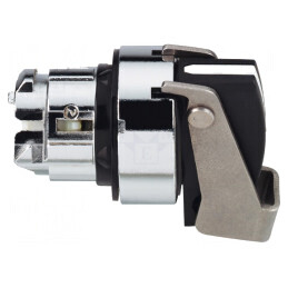 Comutator rotativ 22mm negru 3 poziții | Electronic-mag.ro | Componente Electronice