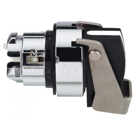 Comutator rotativ 22mm negru 3 poziții | Electronic-mag.ro | Componente Electronice