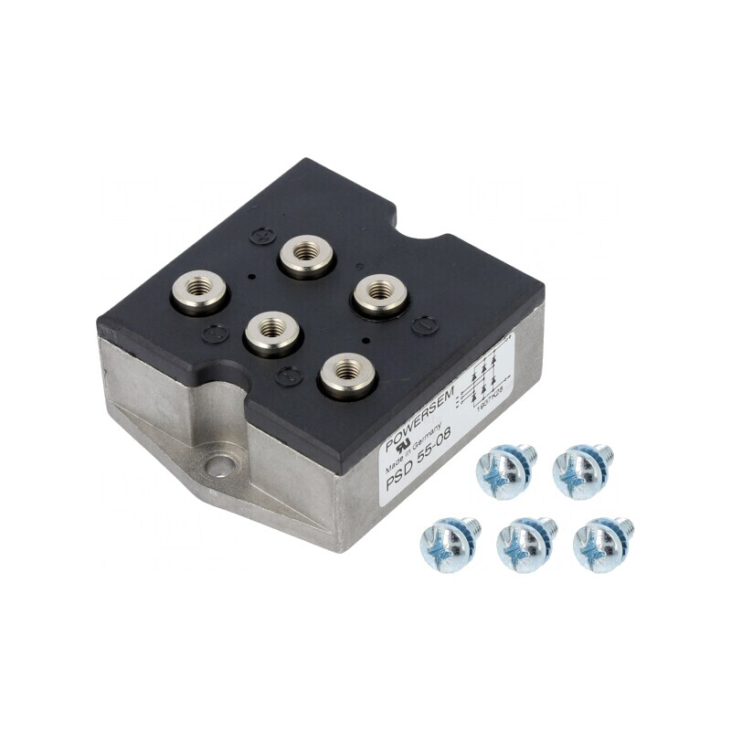 Punte Redresoare Trifazată 0.8kV 58A Modul PSD 55/08 | Electronic-mag.ro | Componente Electronice