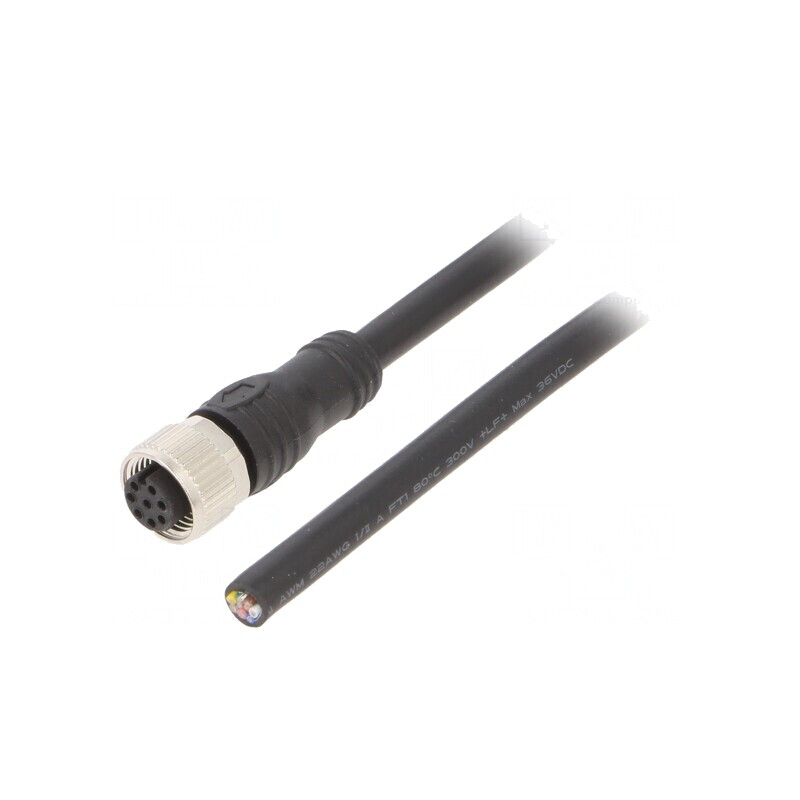 Cablu M12 Drept 8 PIN 6m PVC 80°C | Electronic-mag.ro | Componente Electronice Cablu M12 Drept 8 PIN 6m PVC 80°C | Electronic-mag.ro | Componente Electronice