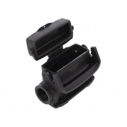 Carcasă pentru conectori HDC Han-Eco® A 16A drept | Electronic-mag.ro | Componente Electronice