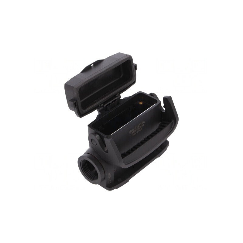 Carcasă pentru conectori HDC Han-Eco® A 16A drept | Electronic-mag.ro | Componente Electronice