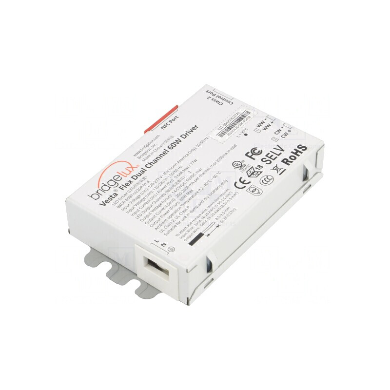 Alimentator Pulsatoriu LED 60W 14-57VDC 0-2000mA 120-277VAC | Electronic-mag.ro | Componente Electronice